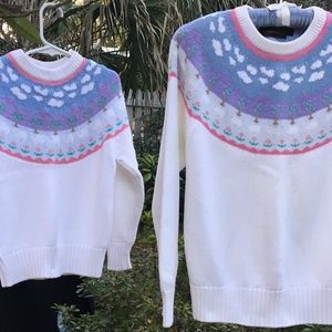 sweaters for mother/daughter or big/little sis